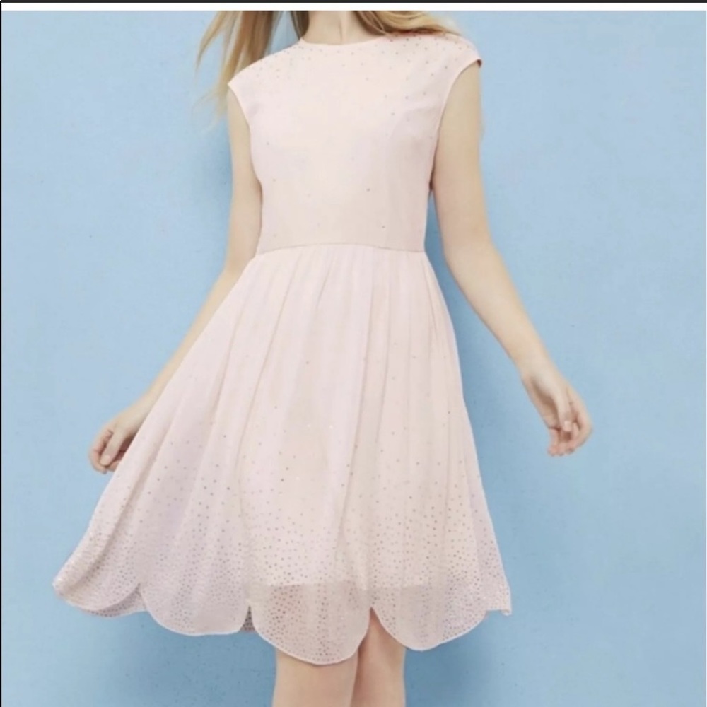 Light pink Ted Baker dress size 0 - worn once